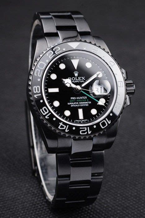 rolex pro hunter gmt master ii pvd black|rolex gmt master ii.